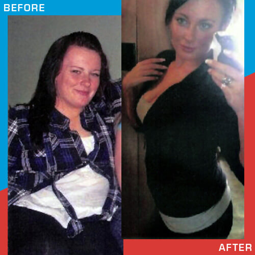 before and after using Zantrex rapid weight loss pills